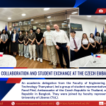 International Collaboration and Student Exchange at the Czech Embassy