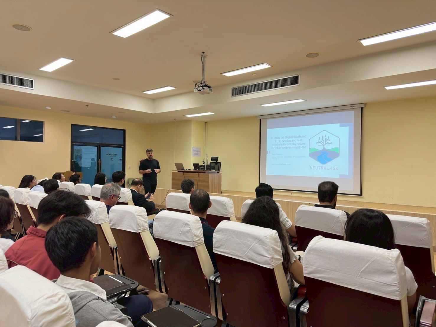 "RMUTT Hosts NEUTRAL4GS Workshop, Collaborating with European Researchers to Drive Sustainable Water Innovation Toward Smart Circular Cities."