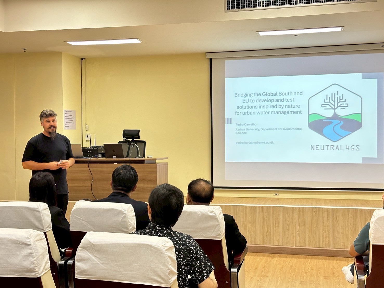 "RMUTT Hosts NEUTRAL4GS Workshop, Collaborating with European Researchers to Drive Sustainable Water Innovation Toward Smart Circular Cities."