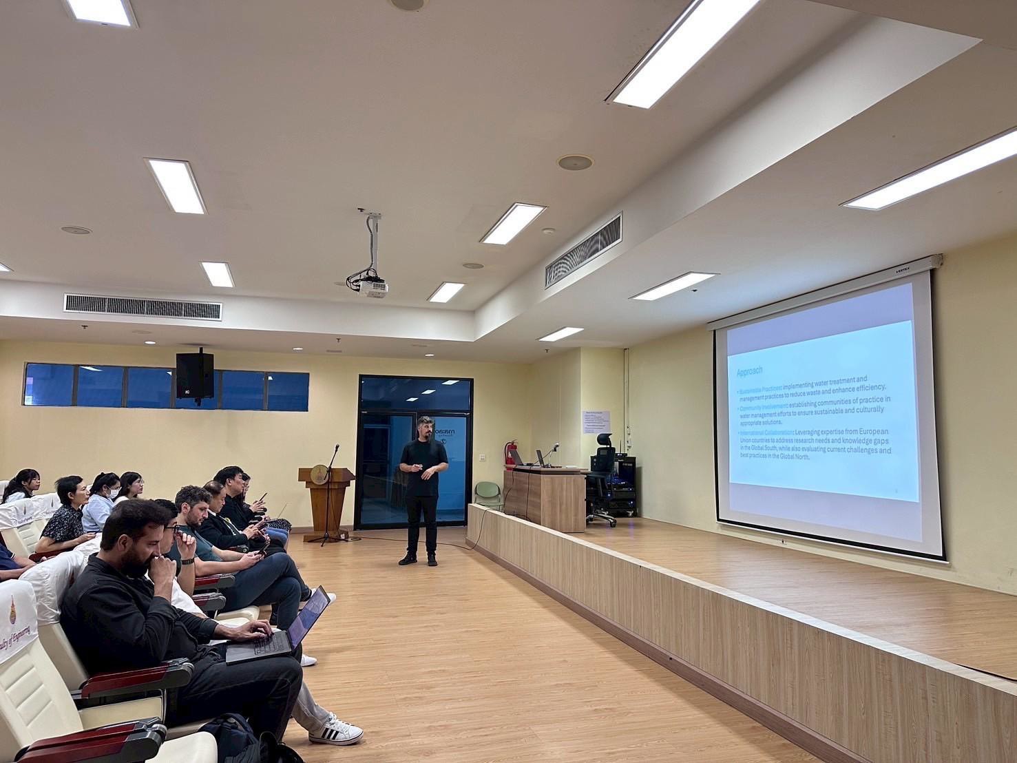 "RMUTT Hosts NEUTRAL4GS Workshop, Collaborating with European Researchers to Drive Sustainable Water Innovation Toward Smart Circular Cities."