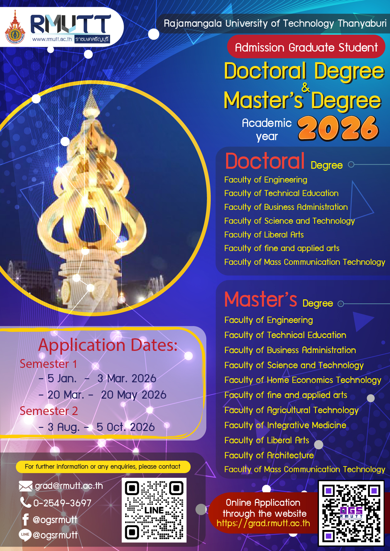 Graduate Student Admission Academic Year 2026
